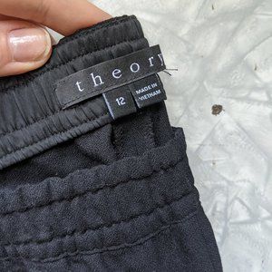 Cozy Black Slip On Trousers